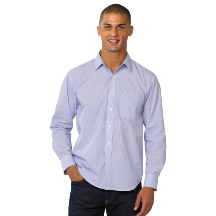 Blue White Stripe